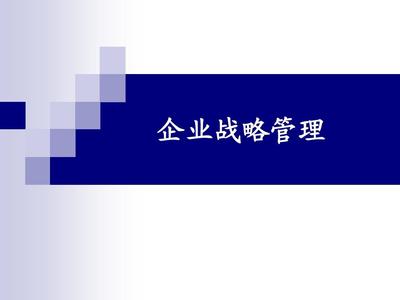 企业战略管理规范 从制定到落地的全流程体系